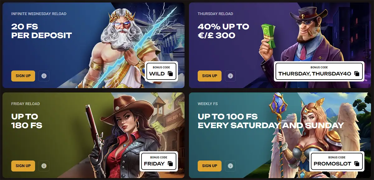 Slotlair Casino Mobiele Bonussen